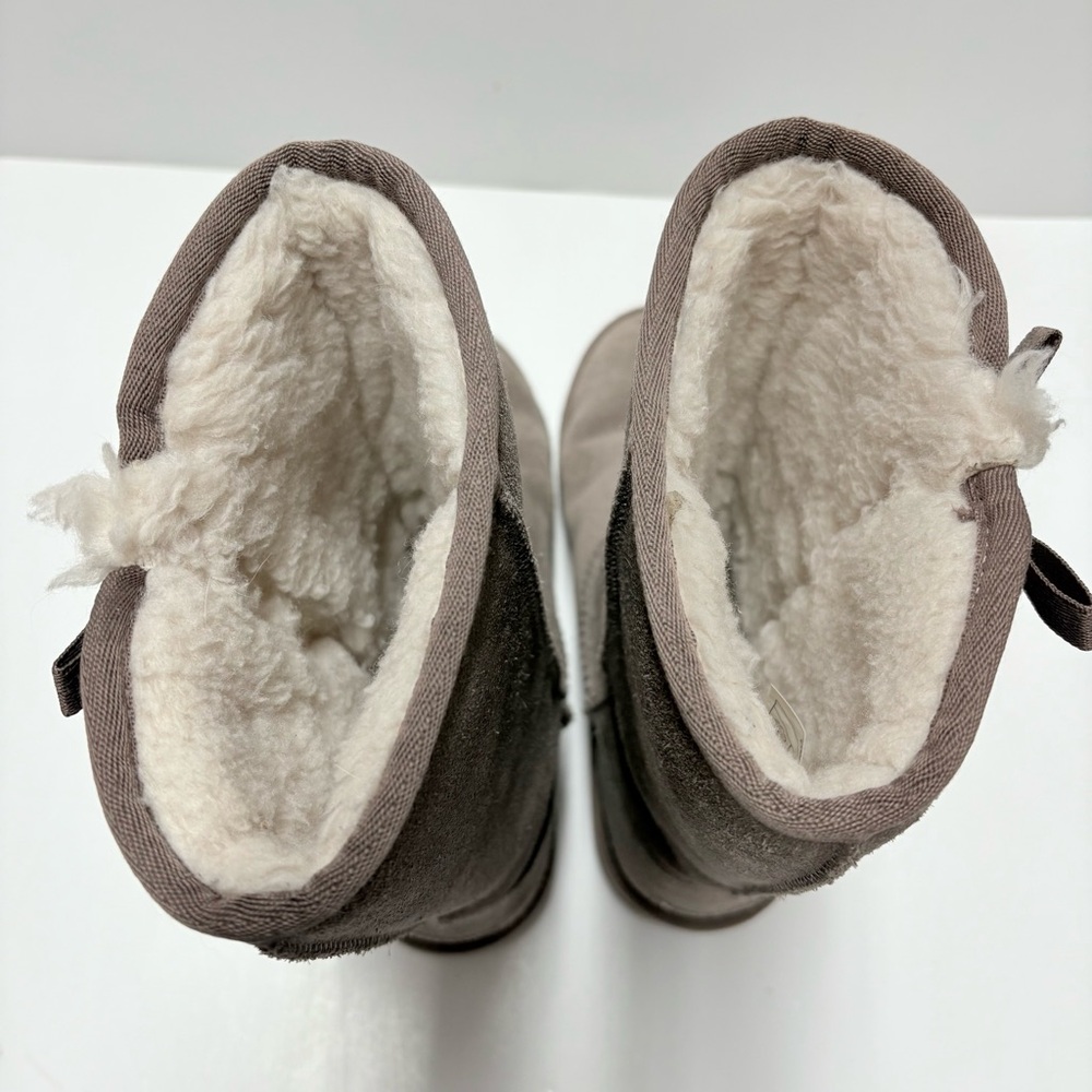 Ugg Koolabura Victoria Tan Suede Boots With Bows Tan Sz 5 - Picture 6 of 7